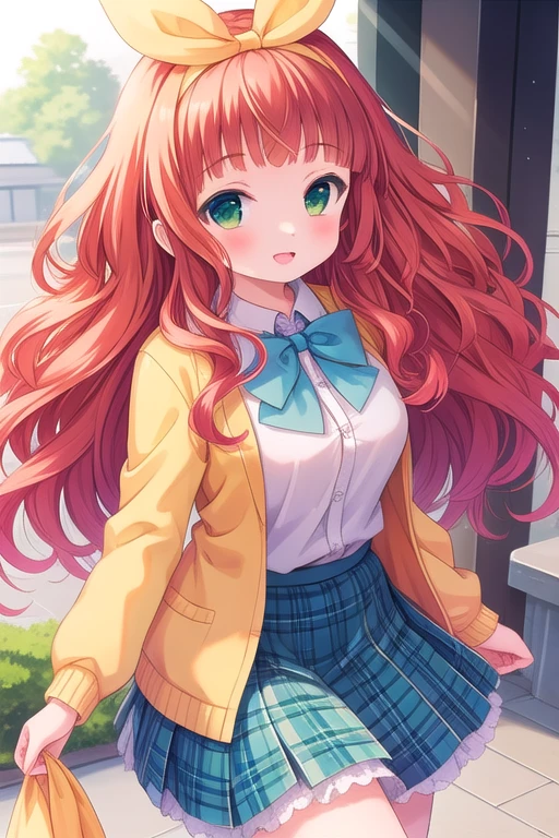 masterpiece, best quality ,beautiful light
1girl,medium breasts,smile, blush,beige shirt, ,fishnet legwear,skirt, hair ribbon, jewelry,
in forest,trees <lora:KenzakiRirikaHibikeEuphonium_v10 (1):0.7>