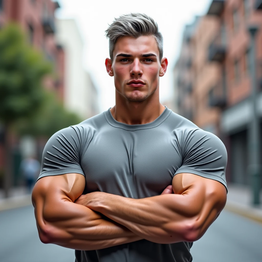 masterpiece, best quality, chiseled features, blonde, buzzed hair, hunky, shirtless, (sagging pants:1.1), bulge, sneakers, standing in front of a [bmw m3 : honda nsx 1990s], neon street, city, night city, after rain, bloom, raw, 4k, hdr, cinematic shot