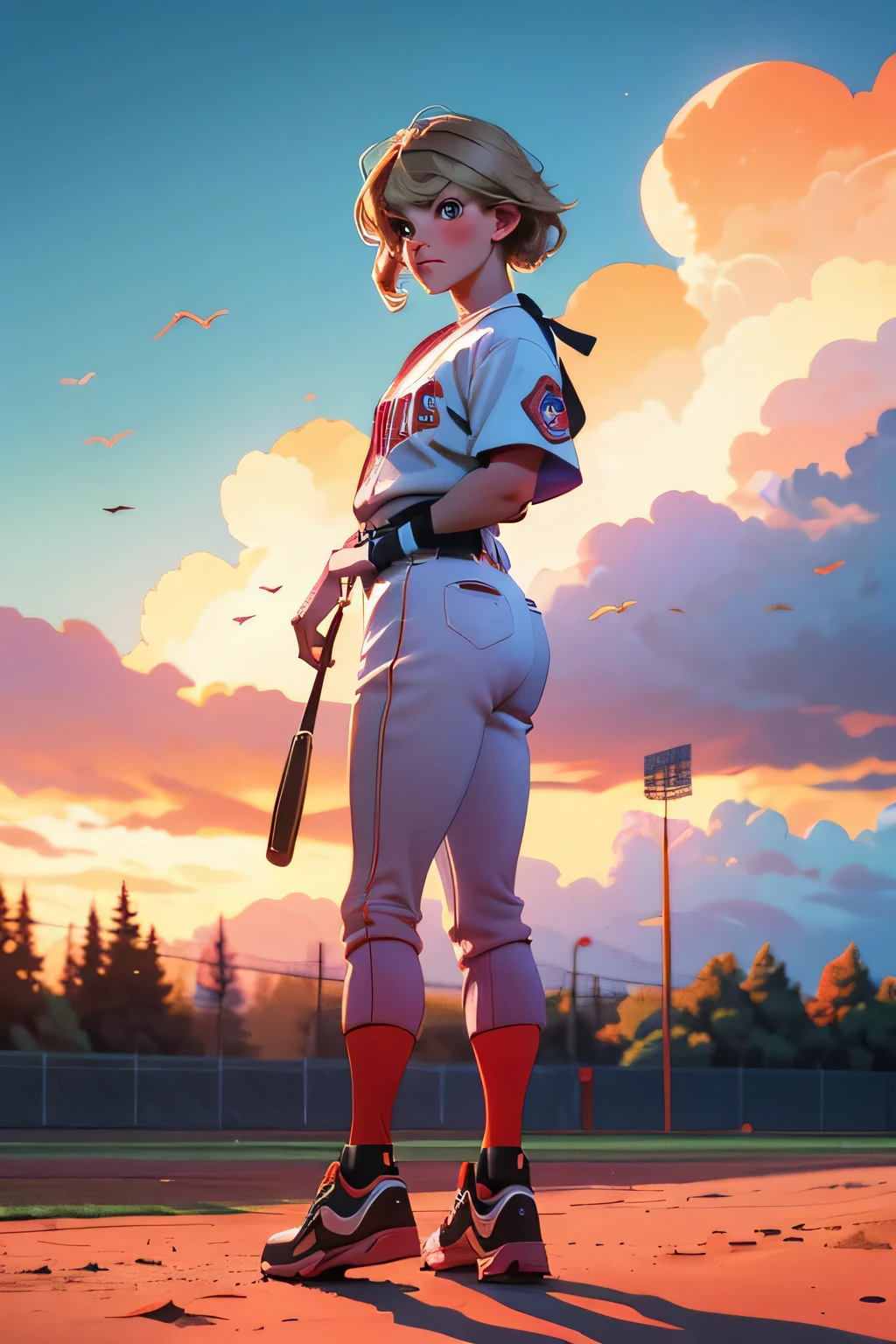 DEN_rocketbabey_OF,
(playing baseball and wearing a baseball uniform swinging a bat, baseball uniform, playing baseball, baseball:1.2),
bokeh, f1.4, 40mm, photorealistic, raw, 8k, textured skin, skin pores, intricate details <lora:epi_noiseoffset2:1>, epiCRealism <lora:ClothingAdjuster3:-1.3>