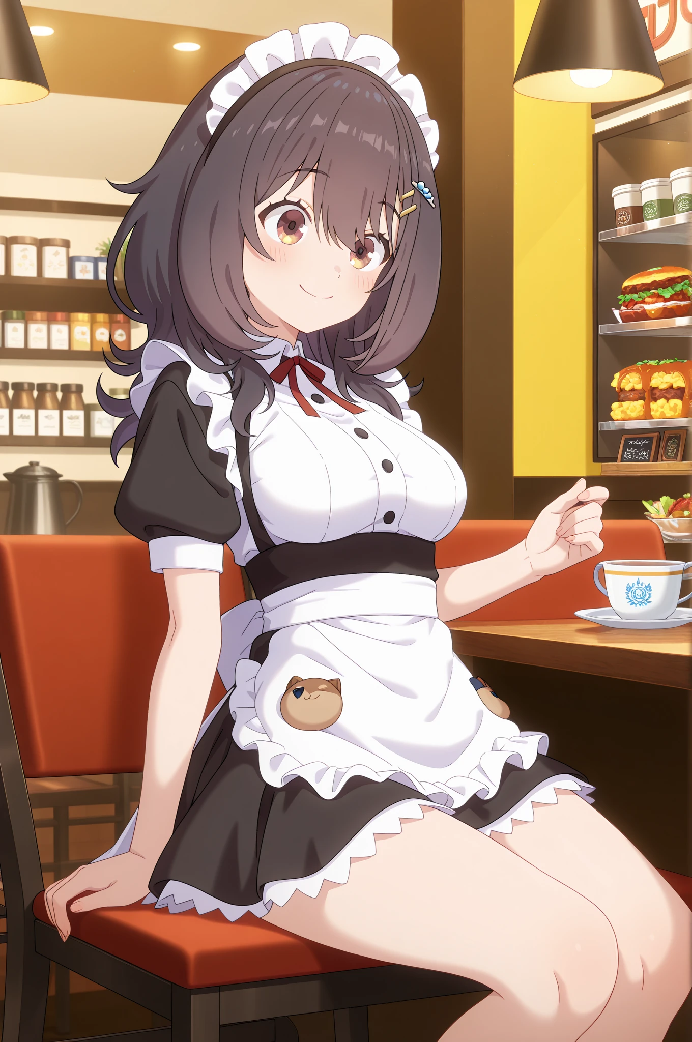 (tight focus:1.2, from below),(from side:0.9), ((cute Face)), (Close-Up:0.6), ((holding a icecream)),(Military uniform magazine cover:1.4), highest quality、(real、photorealistic:1.5),(ultra high resolution, 8K RAW photo, clear focus), best qualtiy, natural lighting, field depth, (Bright pupils, detailed beautiful eyes, high detailed face), Red lip, sexy posing, seductive weak smiling, Looking at Viewer, Cinematic lighting, Perfect, softlight, High resolution skin:1.2, Realistic skin texture, body tired from sports、26 years old mature woman、a small face、beautiful-makeup、Makeup light、Shortcut Hair、dark brown hair、Bust A Cup, Amazing Cleavage:1.2, thin waist, big ass, Raised sexy, big breast: 1.2 posed cleavage:1.2、off shoulders、black Sportsbra、legginullnude,famous cafe background in italian,looking at viewer,