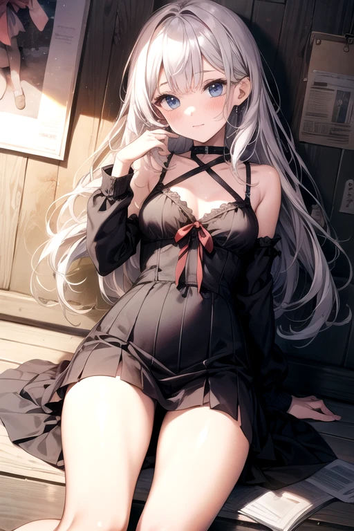 ((ahegao)), visible tongue, full body, sitting straight, kneeling on bed, perfect body, focus on girl, realistic lighting, (masterpiece), ultra high quality, perfect face, detailed eyes and mouth, (((one picture)))
