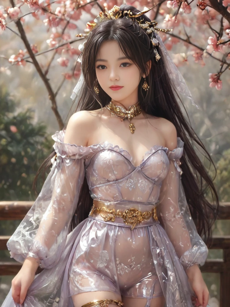 (Quality Improvement:1.4),1 Girl, Full breasts,Visible cleavage,Sexy long legs,The skirt is very short,She gently lifted her skirt with one hand,Surrounded by white Phalaenopsis orchids,Lilac dendrobium、White Lily, Flying petals,(Top quality leather), Delicate face,Black Hair, Gradient hair, Body,(Body1.1), He has a precious gem on his forehead.., outstanding student,Long eyelashes,Smile, Surrealism, Movie Lighting, Projection Insert, Surrealism, Ultra HD, masterpiece,lie,Keep dreaming,Open your legs slightly.,Tattoo,Fantasy Space,Luxurious space,Exquisite makeup,blush,Shy expression