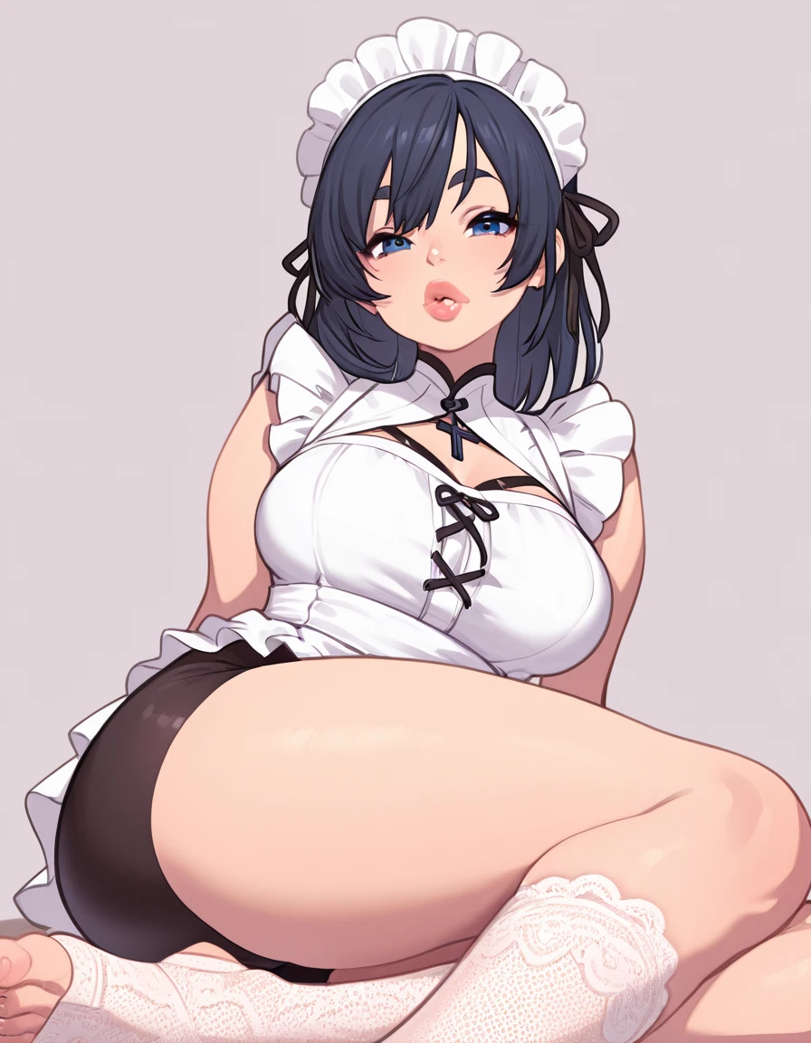 Fait, absurde, Hinata\(boruto\), 1fille, seulement,femelle mature, Voir la visionneuse,Composition parFaite, Lèvres détaillées, grosse poitrine, beau visage, Propotion corporelle, rougir, (lèvres roses), cheveux longs, yeux violets, regard doux, sourire triste, super réaliste, Détailée, Séance photo, Visages et corps réalistes，（Porter l&#39;uniforme d&#39;une infirmière，Uniforme des infirmières，Une coiffe d&#39;infirmière est portée sur sa tête，Porter de longs bas blancs，Il y a une file de lapin nouée sur les fesses），（suer，Transpirez beaucoup，rougirlush，Être rouge au visage，J&#39;avais beaucoup de sueur sur le visage，rougirlush），（gros seins），Dans les hôtels de luxe，Descendez sur le lit，pose enchanteresse，