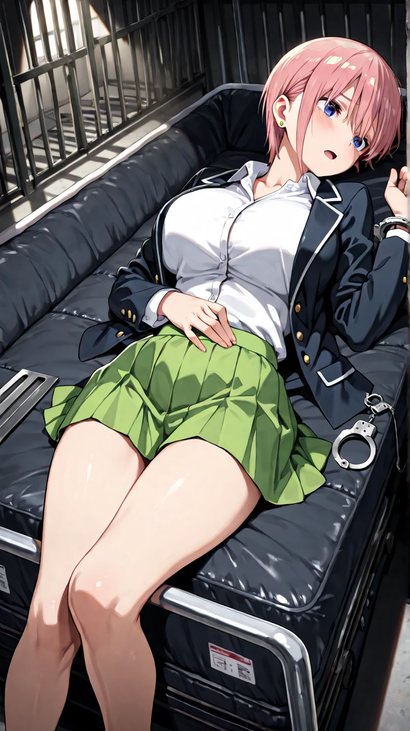 Nakano Yotsuba, tie front shirt, crop top, life, mini skirt, medium breast,