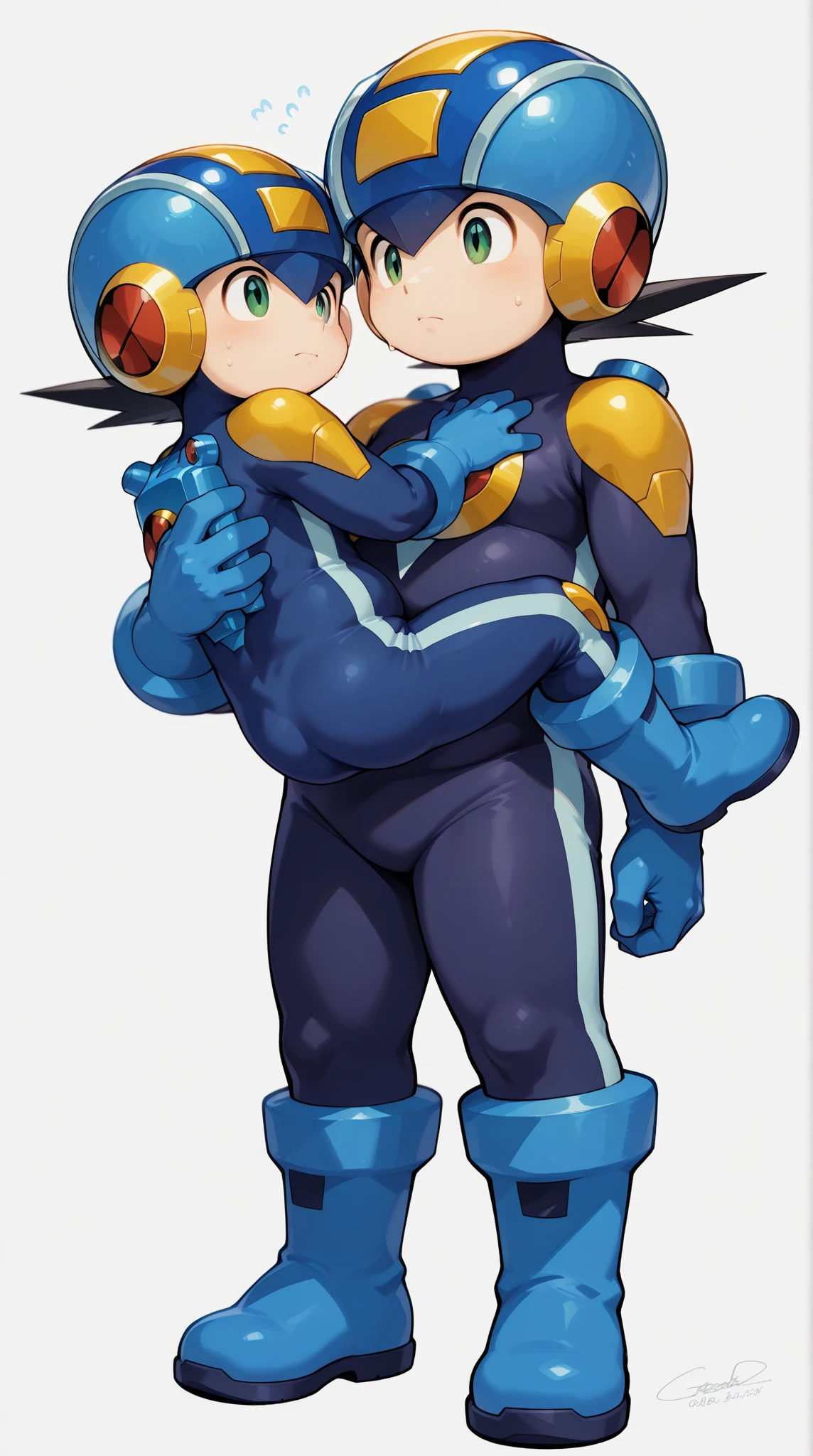 Erect penis,Open your mouth wide,Drooling,Sweaty,Bodybuilding,Six Pack,Make muscles bigger,(Huge erect penis:1.8),(Six Pack:1.6),A painful and writhing expression,11-year-old boy,Perfect Face,lean back,Orgy,Hero Suit,Detonation,My Hero Academia style,h1r0h4m4d4 having anal sex with megaman,Animal Ears,More muscles,Big pectoral muscles,Big hump,Expression drowning in pleasure,One penis,The penis is as big as your arm,Devilish body,Succubus