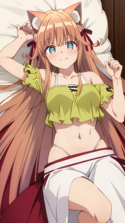 kanade, dynamic pose, babydoll, lingerie, lying, on bed, blush, high contrast, sharp focus, masterpiece, best quality, highly detailed, HDR, highest quality, highres, sharp focus, 8k, 16k, skin pores, dynamic lights, realistic shadows, best shading, award winning masterpiece