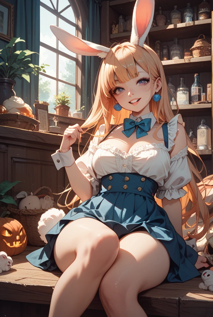 (masterpiece:1.3), (best quality:1.3), high resolution,
Upper body,
lean forward, The body faces forward,
(a cute girl:1.3), alone,
White skin, small breasts, eight-headed person,
Light hair, long hair, red ribbon, fluffy hair, beautiful hair, green eyes, Beautiful and delicate eyes,
Grinning,
frilly dress, pink dress, (shortbread:1.3),
outdoor, Inside the castle, luxury room,
shaded lighting,