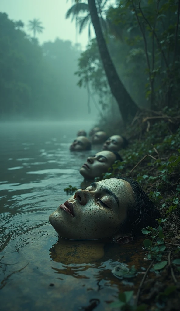 Water contaminated by corpses
