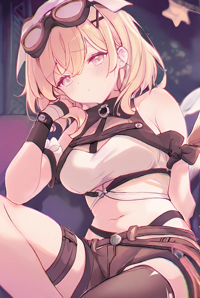 nsfw, loan(Azur Lane), Sexy Lingerie, camisole, See-through costume, Sweat, blush, Erect nipples, Sex, whole body, Heart Eyes, , semen, combination, clitoris, bed, night
