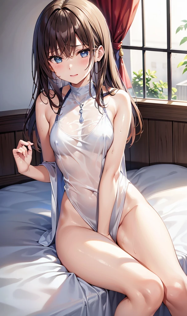 nsfw、(masterpiece, Highest quality, Super detailed:1.3), Perfect composition, 4K, (Very detailed, Super detailed), Sukesuke competitive swimsuit, Ecstasy face、High resolution, 8k Texture, Attention to detail, Highly detailed skin texture, Magnificent details, High Sharpness, One girl, (Fine grain:1.3), (25-year-old woman:1.3), (skinny), (Beautiful breasts), City Hotel Room,smile、(A pleasant looking face)、Toned body、((futanari))、((Penis ejaculation:1.5))、Cumshot、Tears dripping from the tongue、Large nipple piercings