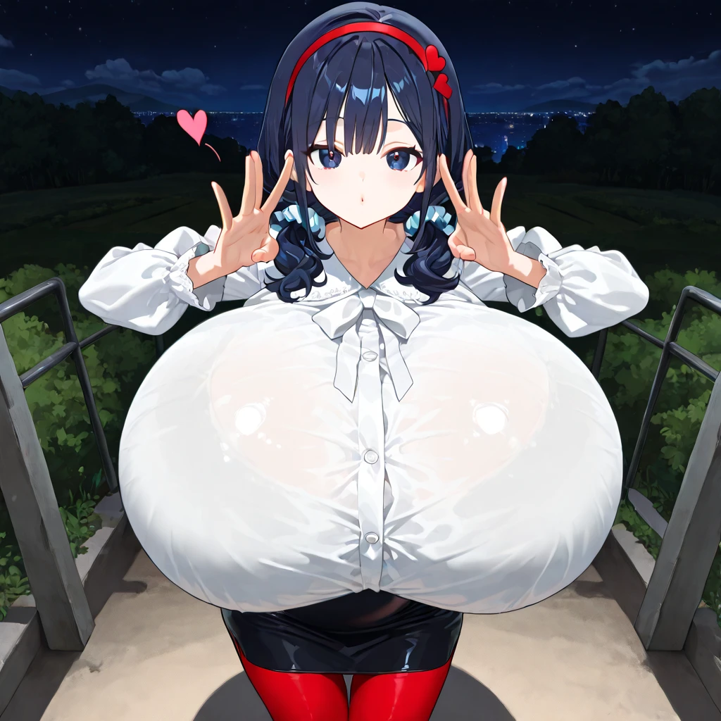 (gigantic breasts), (vulgarity)) ((large areolae)) (1girl), (vulgarity) (in heat) (sweat) (masterpiece) (high resolution)) (gigantic breasts),(1girl) Volleyball player with plump breasts. - Her are shaking and bouncing wildly when she blocks