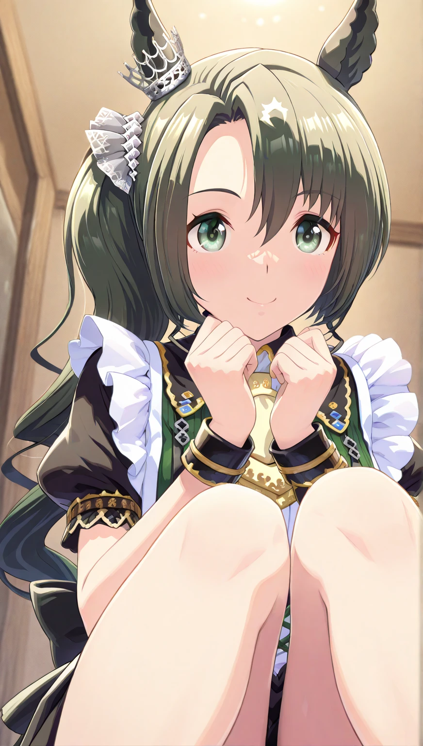 1 girl, alone,highest quality, masterpiece, High resolution,
smile,
Satono Diamond, 1 girl, The valley is open, big breasts, (From above:1.2), bent down, blush, smile,highest quality, masterpiece, perfect lighting, (good),bra,panties