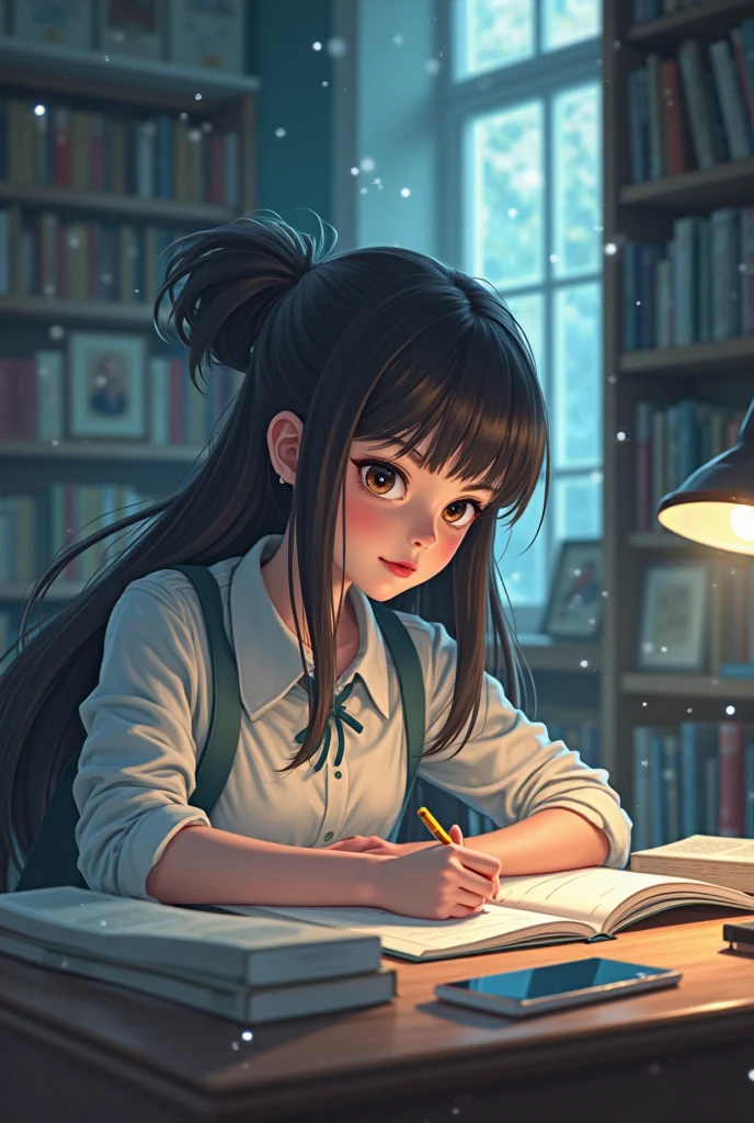 Menina, leitura, livros, livros, estante, eyeglass, dedos, Page Turn, colheita, pensamento, crescimento, conhecimento, leitura, sense of accomplishment, imagination, exploration, desafio, interesse, cultura, EMOTION, COMM.