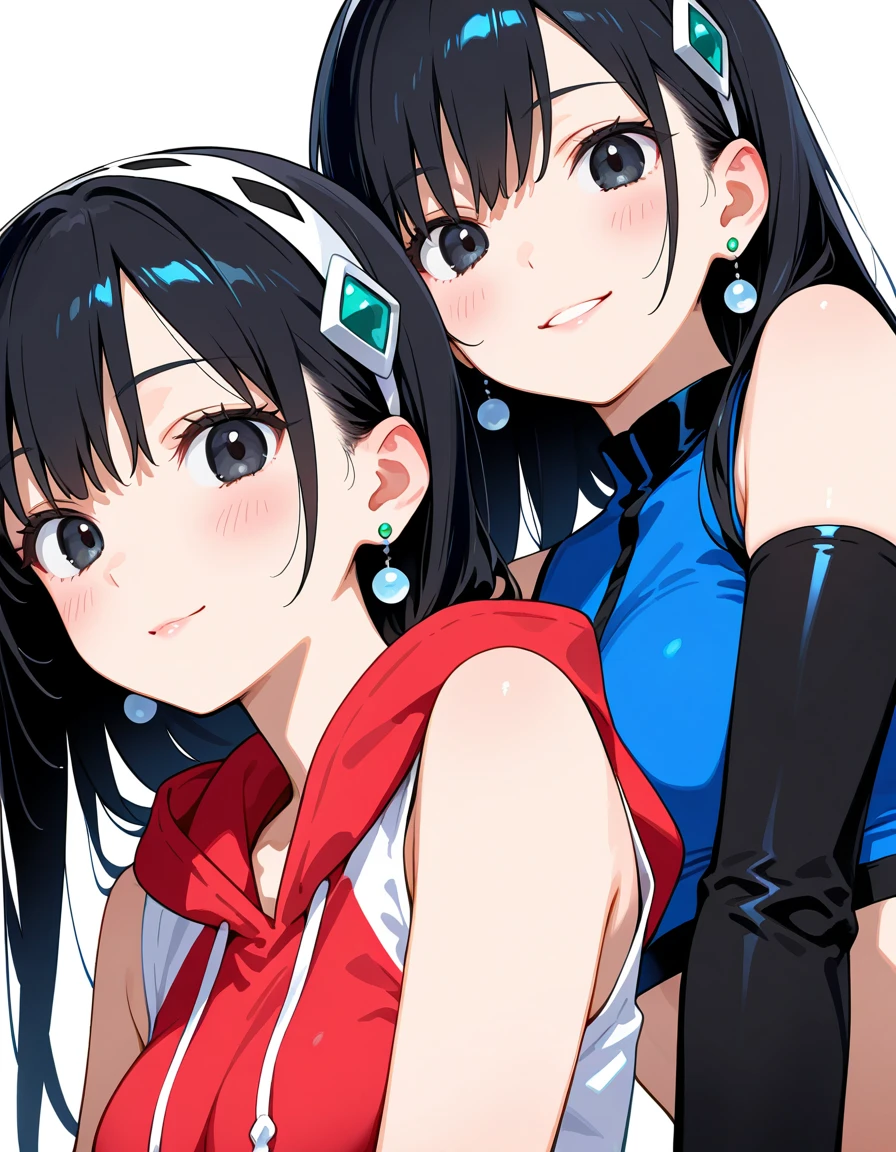 最high quality、best image quality、masterpiece、Android Girl((16 years old, Cybersuit glowing black, red and white、Blue energy source for the chest,vest bust、bust 90、Light blue shiny hair、long hair,Cyber Skirt、bluish green eyes、open your chest wide、valley、happiness、Slender、mysterious face、Drifting in the air,particles of light、Sharp claw arm,battered body、middle、shining eyes、Hold out your hands、Blue visor)）high quality、beautiful art、With background((Fantastic Universe、beautiful universe、Cosmix Pace、Scattered glass fragments))、table top、elaborate design、visual art、Theatrical films