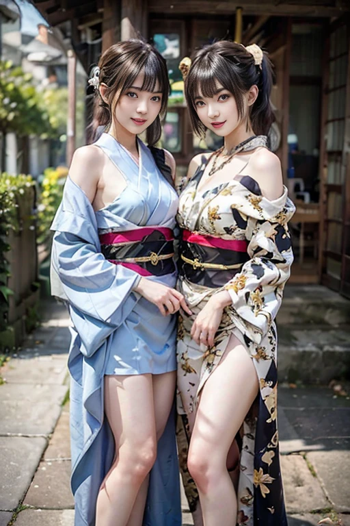 Cute Japanese female, (16 years old), (Very cute face), White moist skin, (Pink bright eyes: 1.6), (Full body: 1.4),
BREAK,
(Very beautiful berserker: 1.3), (Kicking: 1.3),
BREAK,
Earrings, Short length, (Black grass tattoo on body: 1.3), (Full body: 1.4),
BREAK,
(Cute kimono: 1.2), (Black haori: 1.2), (Crowd),
BREAK,
(Super long hair), (Light gray hair: 1.4), (Gradient hair: 1.3), (Red tips: 1.3),
BREAK,
(Realistic: 1.3), Masterpiece, Perfect lighting, (Ultra high resolution), (8K), (Highly detailed: 1.4), (Full body: 1.4), (Symmetrical: 1.2), (One shot),
BREAK,
(Japanese city: 1.2), (Crowded),
BREAK,
(Demon Slayer: Kimetsu no Yaiba: 1.4), (Haruka Ayase), (Nezuko Kamado),