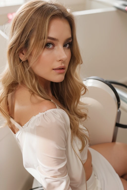 professionnel, (Photo 4K:1.1) par (JeremyLipking:0.3), (Dietman Anna:0.3), (jiner:0.3), (mise au point nette:1.3), High detail, ne rien porter, beautifull detailed face, Yeux bleus, longs cheveux blonds, (attractive young woman:1.3), (Seductive:1.1), (rougissant:1.1), Type de corps de sablier, grand cercle, blonde goddess, tight attire, bite the lips, joli visage, fille parfaite aux cheveux blancs, biting his lips, belle fille blonde, bonne jeune fille, fille mignonne, magnifique blonde, seins, porter de la lingerie, lingerie rose, background dark, side profile