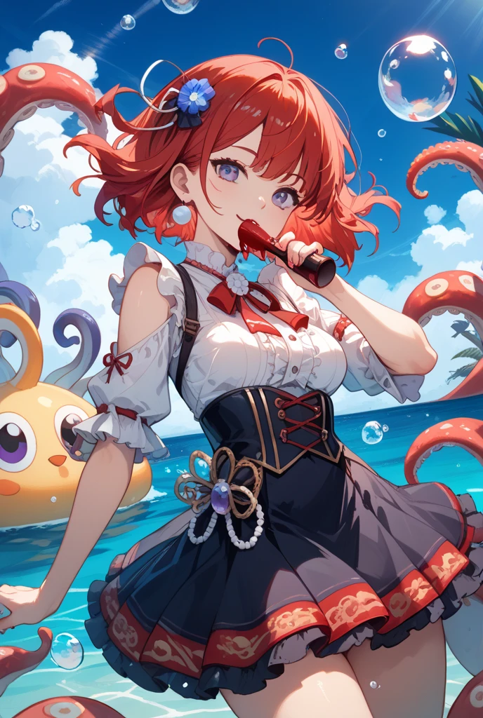 Image of Suou Tsukasa、I'm eating sweets、cute、Redhead、boy、Ensemble Stars!!