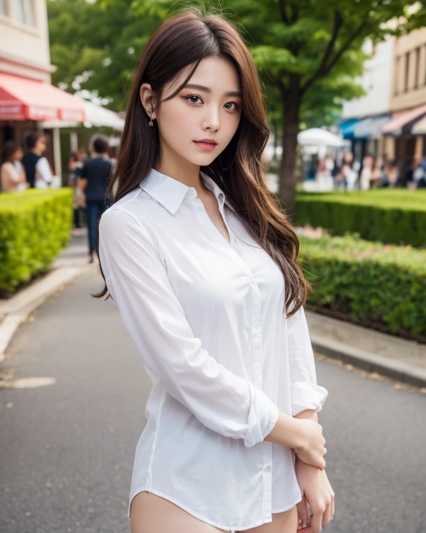 (ulzzang-6500-v1.1:0.8), best quality, ultra high res, (photorealistic:1.4), cinema light, depth of field ,beautiful face, (PureErosFace_V1:0.3),an extremely delicate and beautiful, extremely detailed ,CG ,unity ,8k wallpaper, Amazing, finely detail, masterpiece,best quality, best quality, 1girl, beautiful detailed girl, extremely detailed eyes and face, beautiful detailed eyes,(small hips:1.3), (small breast:0.3),((white collared shirt)),((white skirt)),((delicate skirt)),((delicate shirt)),
<lora:japeneseteacherv1.1:1>,japeneseteacher