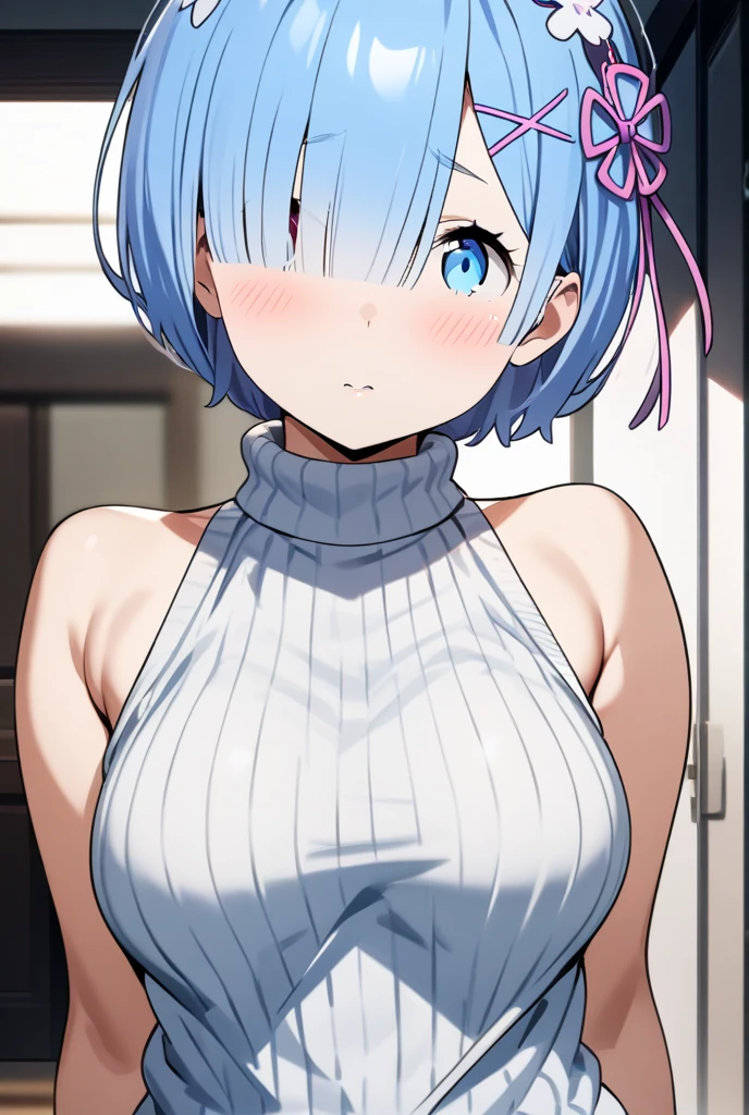 (masterpiece, best quality:1.2), 1girl,mature lady, age difference,(1boy, faceless male),breasts, blush, looking at viewer,by the railway