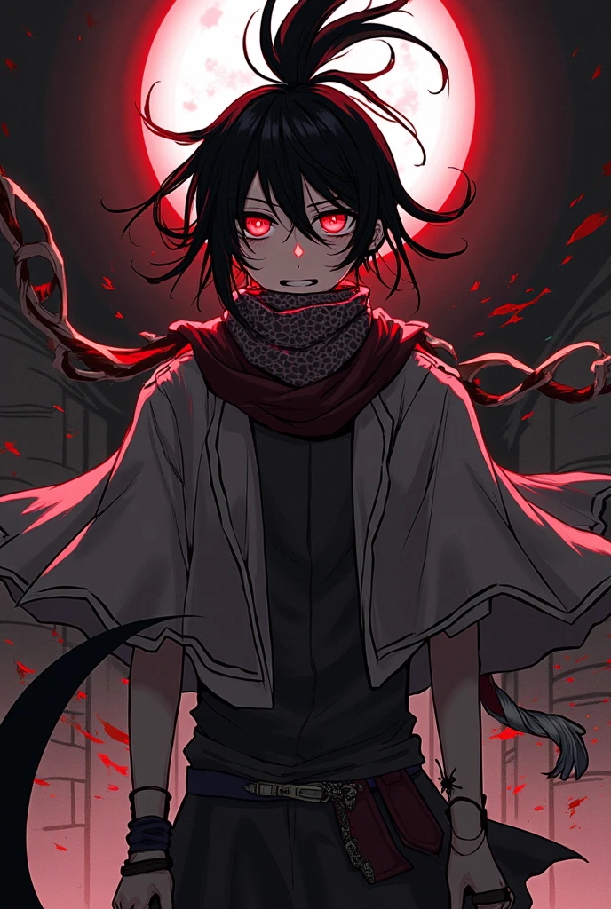 Sasuke uchiha, young boy(1boy) with black hair and black outfit, neon red eyes, sharingan, sasuke, super detailed and defined illustration, concept art, artstation, 8k.