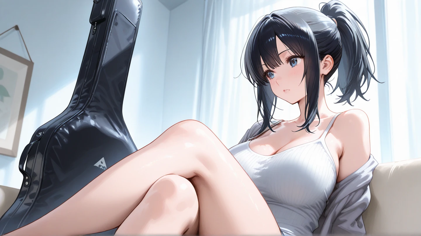 Beautuful Women,young s old,Water drips on the body,Sweat profusely,Wearing sweat,Wear a transparent low-necked T-shirt soaked in sweat,No underwear,Bumps,Ultra shorts,Transparent panties soaked with sweat,white legwear,high-heels,legs separated,squating,long leges,Big breasts Thin waist,Hands are hoisted by chains,Facing the audience,