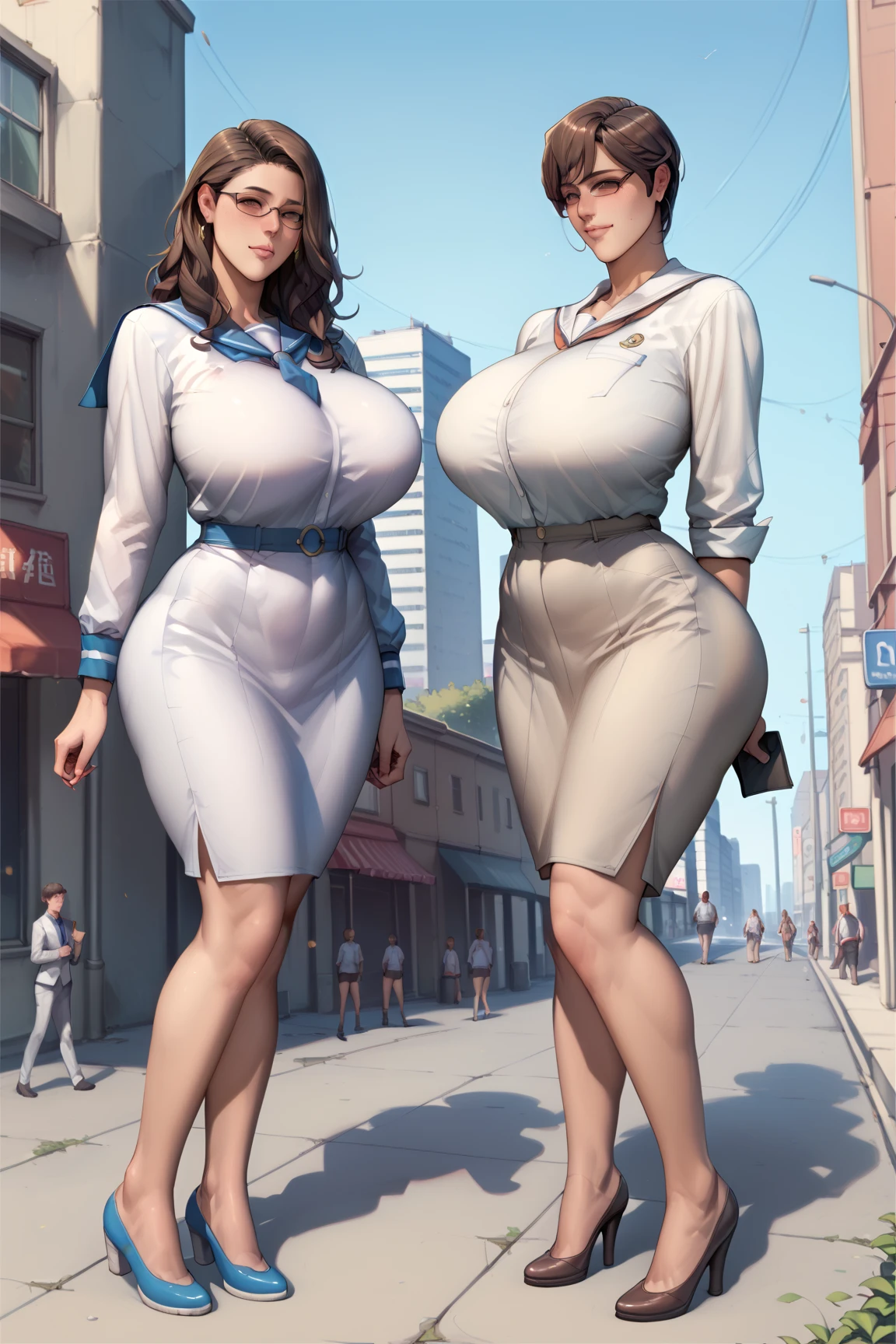 nurse uniform,hospital, latex nurse suit,nurses,busty,elbow gloves,labcoat,black hair woman,red eyes , gigantic ,medical instruments,asian nurse,two nurses,speculum,examination room,oversize ,big ass ,strap on, lay on table ,legs spreaded,giving birth,gyno chair , dentist,Milf,latex,black uniform,oversize breasts