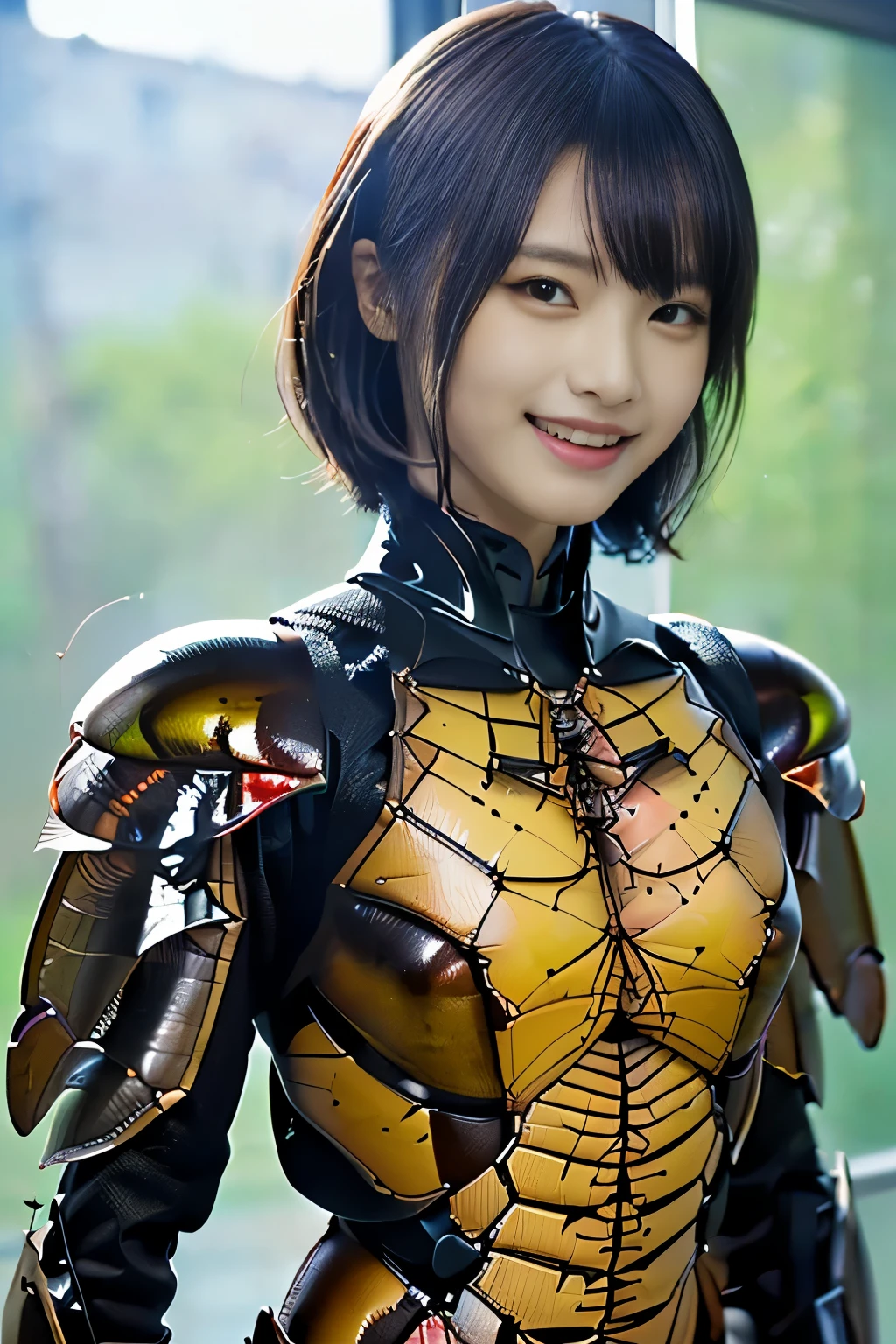 (high resolution,masterpiece,best quality,extremely detailed CG, anime, official art:1.4), realistic, photo, amazing fine details, all intricate, gloss and shiny,awesome many layers, 8k wall paper, 3d, sketch, kawaii, illustration,( solo:1.4), perfect female proportion,villainess, (fusion of dark brown cockroach and lady:1.4), (brown cockroach form lady:1.2), (brown cockroach lady:1.2), (fusion:1.2), (solo:1.4), (evil smile:1.2), muscular, abs, (cockroach brown exoskeleton bio insect suit:1.4), (cockroach brown exoskeleton bio insect armor:1.2), (brown transparency cockroach wing:1.4), (brown cockroach antennae:1.3),