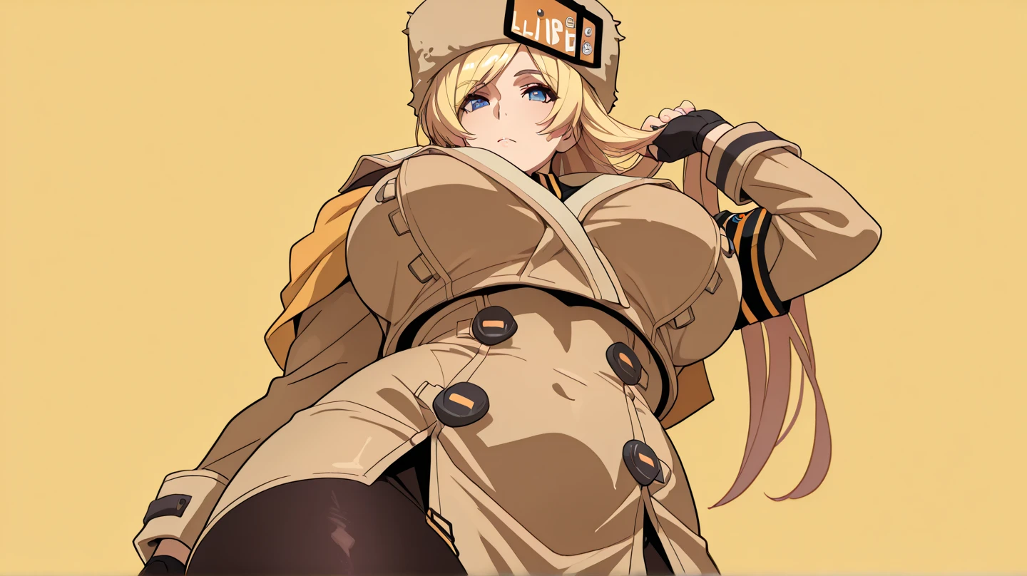 1girl, utsushimi kemii, boku no hero academia \\\\\ masterpiece, best quality, very aesthetic, absurdres, newest \\\\\\ slim body,///// by dodok,by nyantcha,cutesexyrobutts , by khyle,,//////light brown hair , cap, black catsuit . , dark brown eyes, zipper running down the middle, left slightly down to reveal her cleavage, sitting, crossed legs,big tits, city