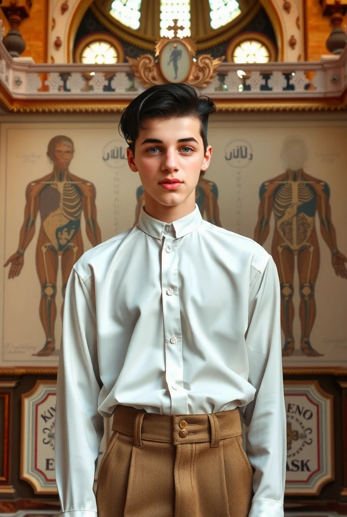 arafed boy sitting on a chair with a cane and a hat, Retrato de cuerpo completo, whole body photography, full body photgraph, Retrato de cuerpo entero, an album cover, portait de longitud completa, Retrato de cuerpo completo, photographic still, imagen de retrato, por William Berra, Retrato de cuerpo entero, Pintura de retrato de cuerpo entero, photo session, Young Prince