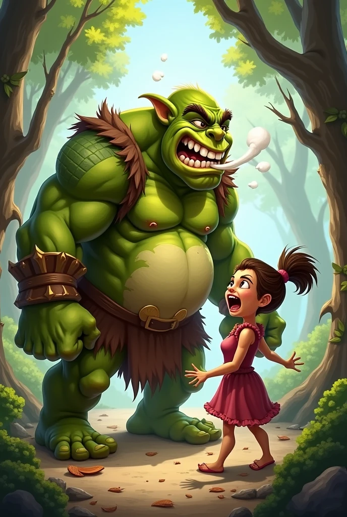 My childhood friend, Ogre, smiles at me!!!