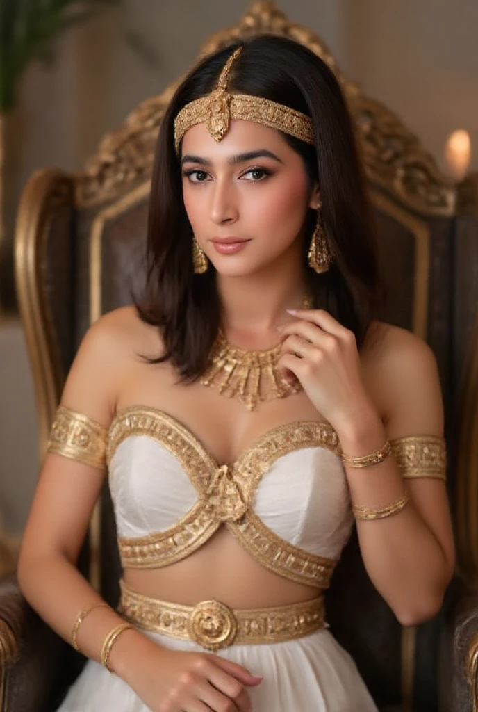 Best quality, highly detailed, masterpiece, Indian princess, Rajkanya, royal clothes, Masterpiece, extremely gorgeous woman, matchless Beauty, portrait, Peter Paul Rubens style, Woman, off shoulder bandeau crop blouse, beautifully styled hair, fluffy hair, middle ages, classicism, andrey atroshenko style, painting, long hair, styled hair, traditional media, realistic, figurative, fine art, detailed Art, oil on canvas, HDR, 8K, original character, high resolution, high detail, focus on the face, intricate, flawless, fluffy hair, Peter Paul Rubens style, By Peter Paul Rubens, sharp picture, no crown