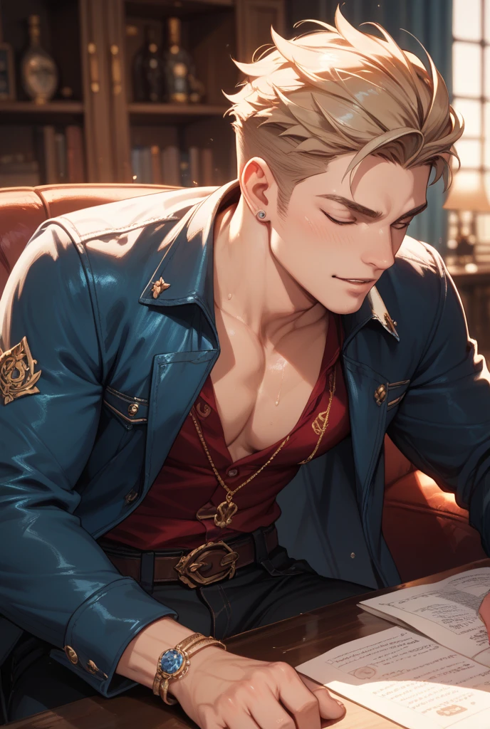 Male, youth, antiquity, collar, bare chest, exposed,