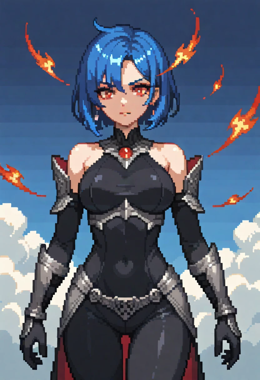 ((best quality)), ((highly detailed)), masterpiece, detailed face, beautiful face, (detailed eyes, deep eyes), (1girl), (glasses), upper body, (demoness, very large breasts, hourglass figure), (mature), (colored skin), ((Sapphire colored skin:1.44)), medium hair, orange hair, gradient hair, (medium horns), (leather crop-top, leather short shorts), (large demon wings), symmetrical wings, <lora:hoovedlegs:.9>, hooved legs, hooves, ((pink eyes)), solid eyes, (glowing eyes), colored sclerae, wide hips, demon tail, intricate (tattoos:1.33), (glowing tattoos), rune tattoos, arm_tattoo:1.3,womb_tattoo:1.3, evil grin, monster girl, outside, ((hellscape, fire and lava in the background, active volcano, smoke, ruined buildings)), <lora:solidEyes_v70:.7>, <lora:dandonFuga_v1:1>, dandonfuga