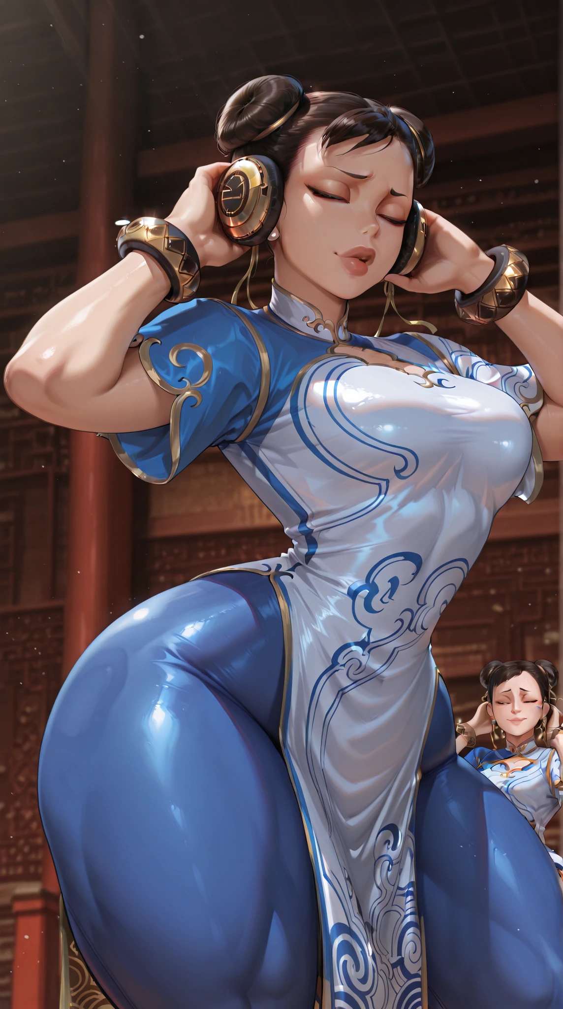(((chun li))) ((de streetfigther)) (((enormes tetas)))((8k))),((cuerpo completo))(((Amazing )))caliente, hermosa,((Hornie)), 8k, hiperrealista todo como un motor irreal trazado de rayos render ((estilo humano hiperealista)),(((Empty dark background))). hiperrealista todo como un motor irreal trazado de rayos render estilo humano realista ,(((Empty dark background)))., Suavemente iluminado, Intimo exquisito detalle, foco nítido, intrincadamente detallado, rewarded photography, small-catchlight, bajo contraste, alta nitidez, facial-symmetry, profundidad de campo, cinematic background, Renderizado del motor irreal, Imagen central, dream-like, Suavemente iluminado, intimo, imagen de cuerpo completo ,cuerpo completo,((tetona)),((piernas torneadas)) perfect ass hi