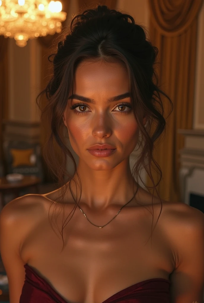 a princess, ((((half body)))), showing a perfect face, full mouth, beautiful nose, (beautiful eyes), (((8k resolution))) , incredibly detailed and intricate, surreal, magical, hypermaximalist , elegant, hyper-realistic, super detailed, studio lighting, yellow roses background 16x incidental light, ultra texture quality, symmetrical, (((quality))) (((micro))) (((detail))), sf , masterpiece of intricate art, sinister, matte painting movie poster, golden ratio, trending on cgsociety, intricate, epic, trending on artstation, by artgerm, h. R. giger and beksinski, highly detailed, vibrant, production cinematic character rendering, very high quality model