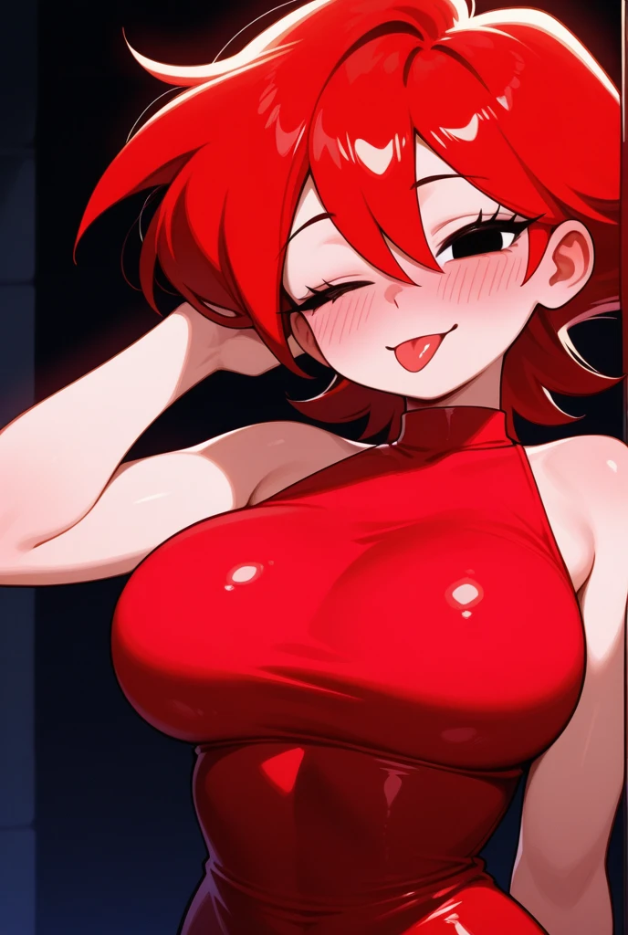 ((masterpiece, best quality)), absurdres,
<lora:Blinky:1.2>, Blinky, red dress, blue goggles, cowboy shot, smiling,
cinematic composition, dynamic pose