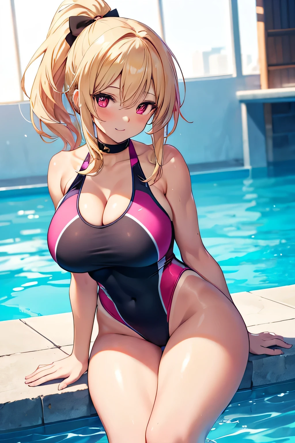 Korean Idol Mature Woman Huge ((A super shiny purple metallic school swimsuit that reflects light and sparkles.)) (Round face chubby) ((Plump)) ((Blonde Short Hair)) ((Beautiful night view and big moon on the sea)) Swimming in the sea Sweaty ((Sweat pours down)) ((My face and body are sweaty and wet.)) ((鮮やかな赤いルージュのPlumpとした唇)) ((Eyes meet)) Duck mouth ((Watery eyes)) ((Beautiful sweaty armpits)) ((Slimy and shiny armpits)) Leg spread ((腋を見せてくるMature Woman)) ((50 years old))