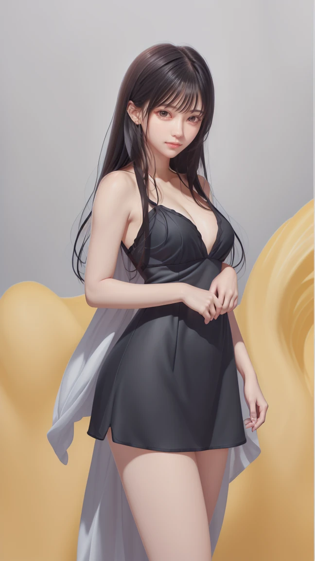 (Eye Focus:1. 3),8K,RAW Portrait,Model Pose,Sharp Focus,Realistic,Ultra High Resolution,Top Quality,(Natural Skin Texture,Fine Skin,Ultra Real,Ultra Sharp),(Correct Human Body,Perfect Image Realism,Perfect Anatomy),(Beautiful Elaborate Face,Beautiful Facial Lines ), (left-right balance),(intricate details, depth of drawn borders, random sexy pose,(1 girl),
BREAK
(20 years old:1.2), college aged female, tall model figure, slim figure, (Elegant lace dress,Shirt dress:1.2), pumps, (Glossy smooth hair, black hair:1.2, long straight black hair:1.5), (protruding nipples), (small breast), Princess-like impression, calm and soft:1.2,
(silver thin simple necklace, necklace with silver charms, simple tiny earrings, silver bracelet), idol sculpture, dslr, daytime, university grounds,