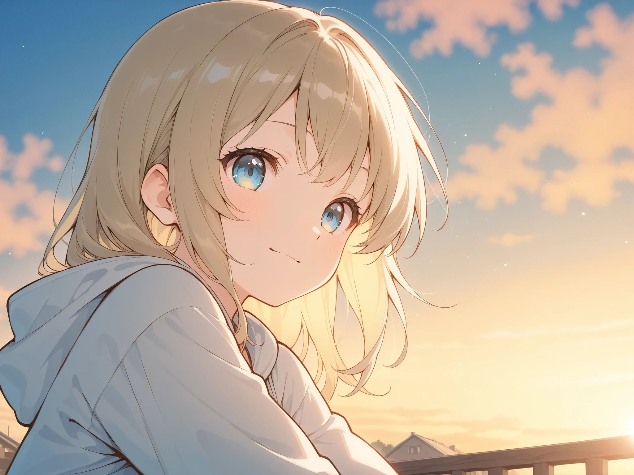 watercolor style、Light line drawing、the morning sun shines in、Nostalgic Scenery、hood memories