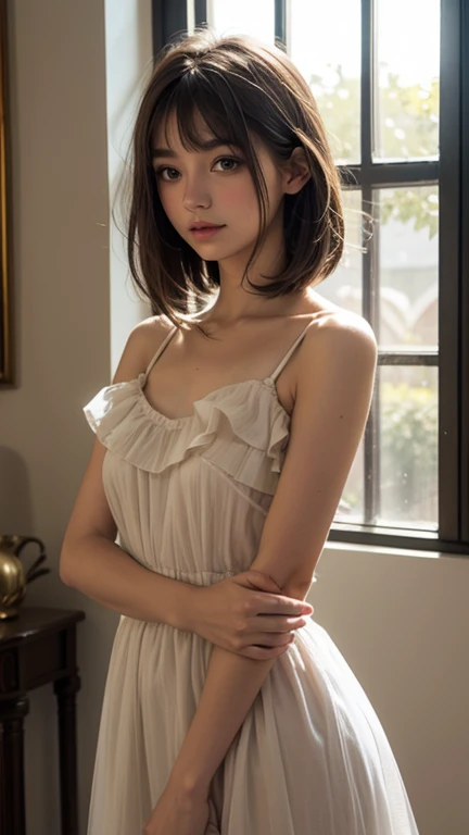 photo-realistic,realistic,RAW photo,masterpiece,best quality,highres,illustration,symmetrical,
1girl, skirtlift,(curtsy),(naked_shirt:1.5),,(t-shirt:1.5),(cleavage:1.5),
delicate and pretty,perfect face,beautiful detailed eyes,fair skin,real human skin,pore,(small_breasts:1.5),narrow waist,((skinny legs)),
medium hair,(black hair),
cherry blossom background,