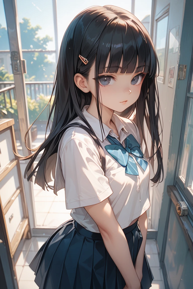 (((nsfw、see through)))、sunny、Blue sky、high quality、high resolution、(((Little Girl)))、(((Young Girl)))、(((little girl)))、Short height、whole body、Thin legs、Angle from below、Low - Angle、Black Hair、Cat ear、Long Hair、blue eyes、sexual excitement、Face of Shame、Moist eyes、(((Eyes are hearts)))、i love you、(((tears)))、(((Whimpering)))、(((tearsを流す)))、shed tears、Hot Breath、smile、Climax、orgasm、(((Drooling)))、(((Drool)))Sweatばむ肌、Sweat、(((Lead)))、(((Leadを首に付けた少女)))、Tough Collar、(((girl with a leash around her neck)))、My crotch is wet、My crotch is wet、Adult Toyasturbation、(((Vaginal Vibrator)))、(((Clear liquid splashing from the vagina)))、high quality、Sailor suit、Ruffled Skirt、(((Check miniskirt)))、Knee socks、Sexy、School、Class scene、blackboard、Show your crotch、Showing off your crotch、I&#39;m not wearing panties、No underwear