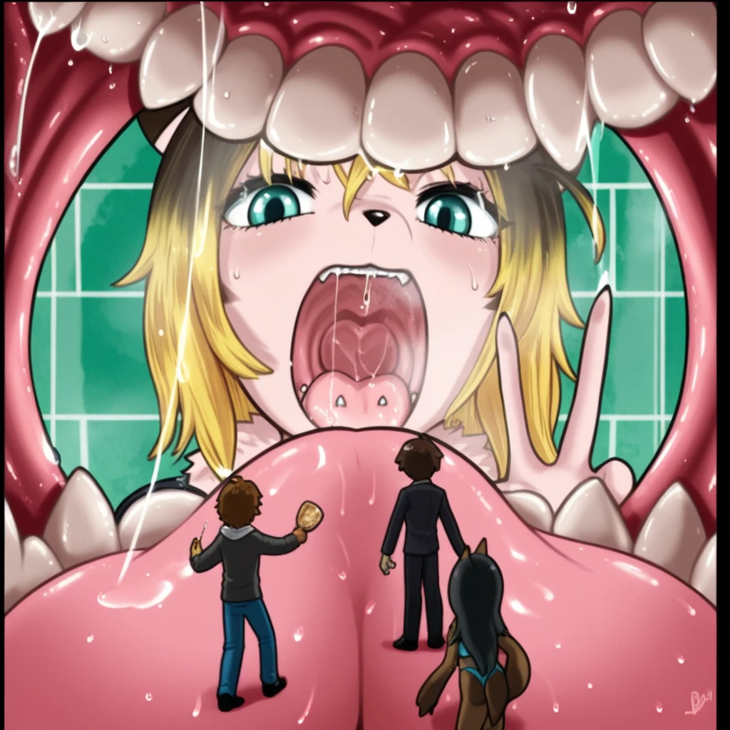 skinny young small thin girl, rexic, sexwet, seductive, flat chest, naked,s spread, ahegao, crying, large giant penis, vagiex, fuy, giantnster grabbing waist, gangbang, bukkake, all through bodys appearing through mouth,
