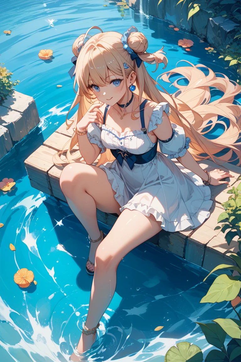 photo realistic, (masterpiece,best quality:1.4),(8k,raw photo,photo realistic:1.2), detailed skin, detailed face,1girl,idol,cute face, little girl,  Not Safe for Work, (raw photo, photo realistic: 1.2),  
(((sitting on,spread legs))), light blue tabard, (((No Panties))), (((twat))), Open twat, (((skirt-lift))), (((pubis hair))), ((golden pubisure)), (hair of pubis), looking at viewer, medium bob, blonde hair, shiny wavy hair, long hair, blue eyes, light smile, lens flare, petals, kanzashi, braided bangs, cute, little girl, petite, curl inside hair, white beret (comes with a blue bow), (((top-less, small breasts, nipp))),  ((puss juice, Sweat, Sweatdrop)), (((spread puss,Not Safe for Work))),  (((ure-thra))), OPEN twat, urinates, anus,  (((fake phallus fuck,Not for safe work))),
Temple, Falling Petals, Ancient City, ((Islands Floating in the Sky))), Laputa, A Fantastic Magical World, (( floating castle)),
