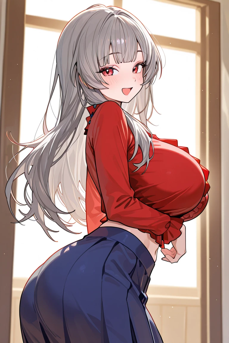 Bunny girl,Big Breasts,Pregnant women,Pregnant belly,Multiple births,Gray Hair,Twin tails