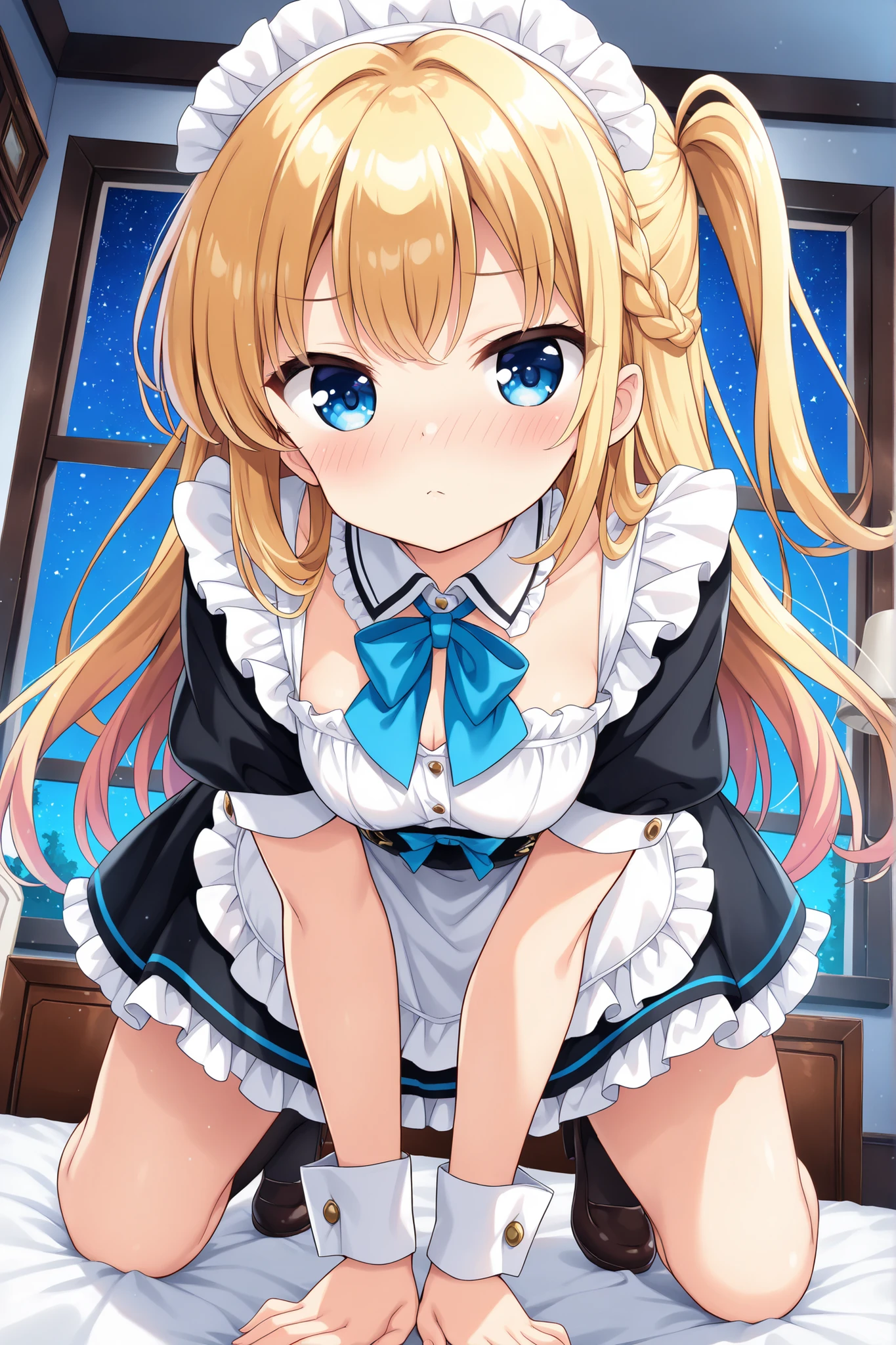 (8k, Highest quality, masterpiece:1.2),cute,cute女の子たち,Couple girls,2 people,Young Face,ディープkissをする,mesugaki,Fantasy_world,kiss,On the grassland,Lie,T-shirt with transparent skin,Interact,Touching her breasts through her lingerie,Beautiful thighs,Gentle caress,Heavy breathing,white liquid splattered on face,Starry Sky,night,White liquid dripping from thighs