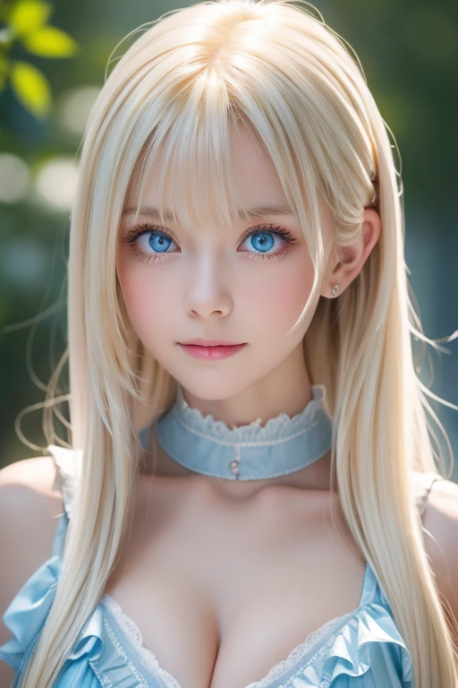 Attractive Russian model Nata Lee, close-up of woman, bright blonde hair blue eyes, beautiful blonde girl, Dressed in a red cloak, bright blonde hair, そしてblue eyes, bright blonde hair、blue eyes, Anna Nikonova、Also known as New Milky, long bright blonde hair そしてblue eyes, 鮮やかなblue eyesで, blue eyesとbright blonde hair, very beautiful woman, blue eyesで, masterpiece, 8K, cleavage, big, Bust Details, hair details, eye details.,(nsfw:1.5)