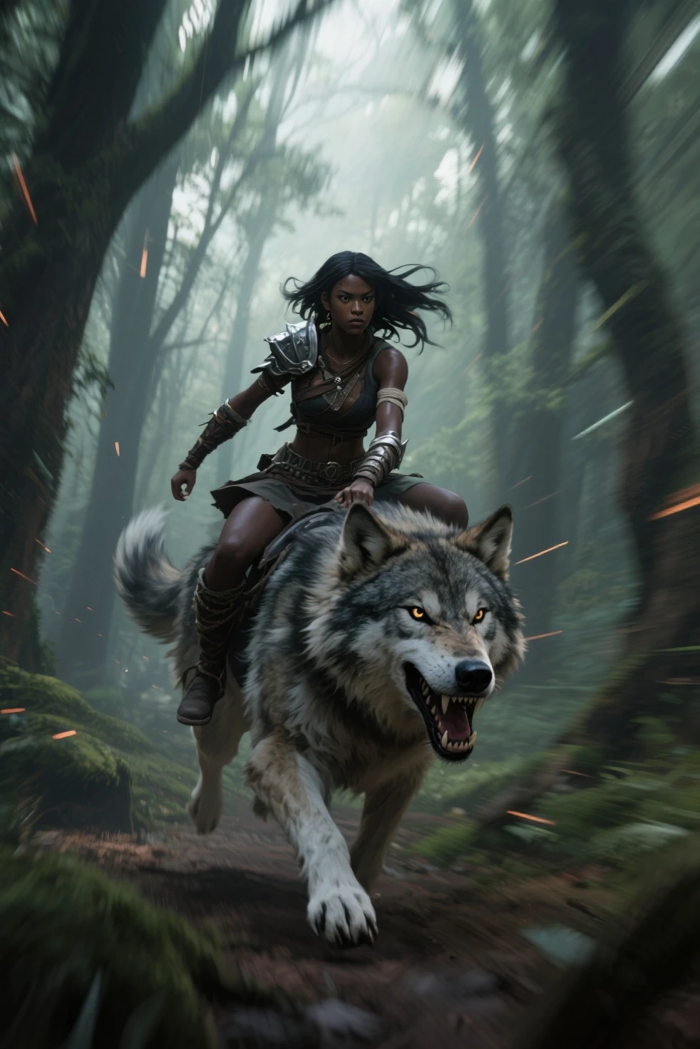 CCDWR illustration artwork with a ( Full body ) portrait of a beautiful couple of Egyptian [ werewolf | wolf warriors ] with perfect [ anatomy | silhouette ] and perfect [ solid drawing | body shape | physique ] while crossing a [ flooded | swampy ] [ cemetery | mangroove | marsh ] in the middle of a gloomy jungle , CCDWR concept [ art | character design | costume design | fashion design ] in ( colorful victorian nouveau ) CCDWR artstyle [ ( by Victo Ngai ) | by James Jean ] and [ ( by Daniel Merriam ) | by Anne Bachelier | by Gustave Dore ] inspired ( by Alphonse Mucha )