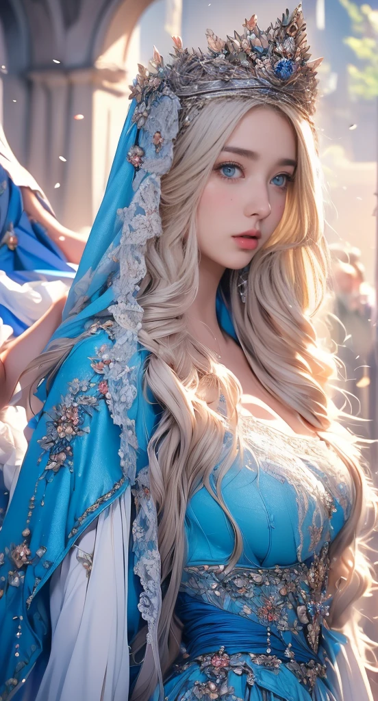 tmasterpiece，Highest image quality，super detailing，Best quality ,Extremely Delicately Beautiful, Very meticulous,Best quality, offcial art, extremely detaild的 CG unified 8k wallpapers, Ana de Armas portrait photo, blond hair blue eyes，Radiant skin and radiant eyes:1.1), pretty skin, lamplight, (Detailed lighting:1.2), (Beautiful and detailed light:1.3), Nice business suit, deep understanding, The beautiful, iintricate, digitial painting, smooth private parts, Focus sharp, The end of the world, Epic reality, (HighDynamicRange:1.4), captivating curves，(pastel colour:1.4), Bigchest，apocalyptic, giving up, com cores neutras, natta, Screen space refraction, (Complicated details, ultra - detailed:1.3), Dream Catcher Necklace，art  stations, Cinema lenses, vignet, the complex background, buliding，Enchanted smile，detailed back ground，Dream catcher earrings in various colors，white colors，in pink，purpleish color，red colour，blue colors，orange colors，green color，cyan colors，），