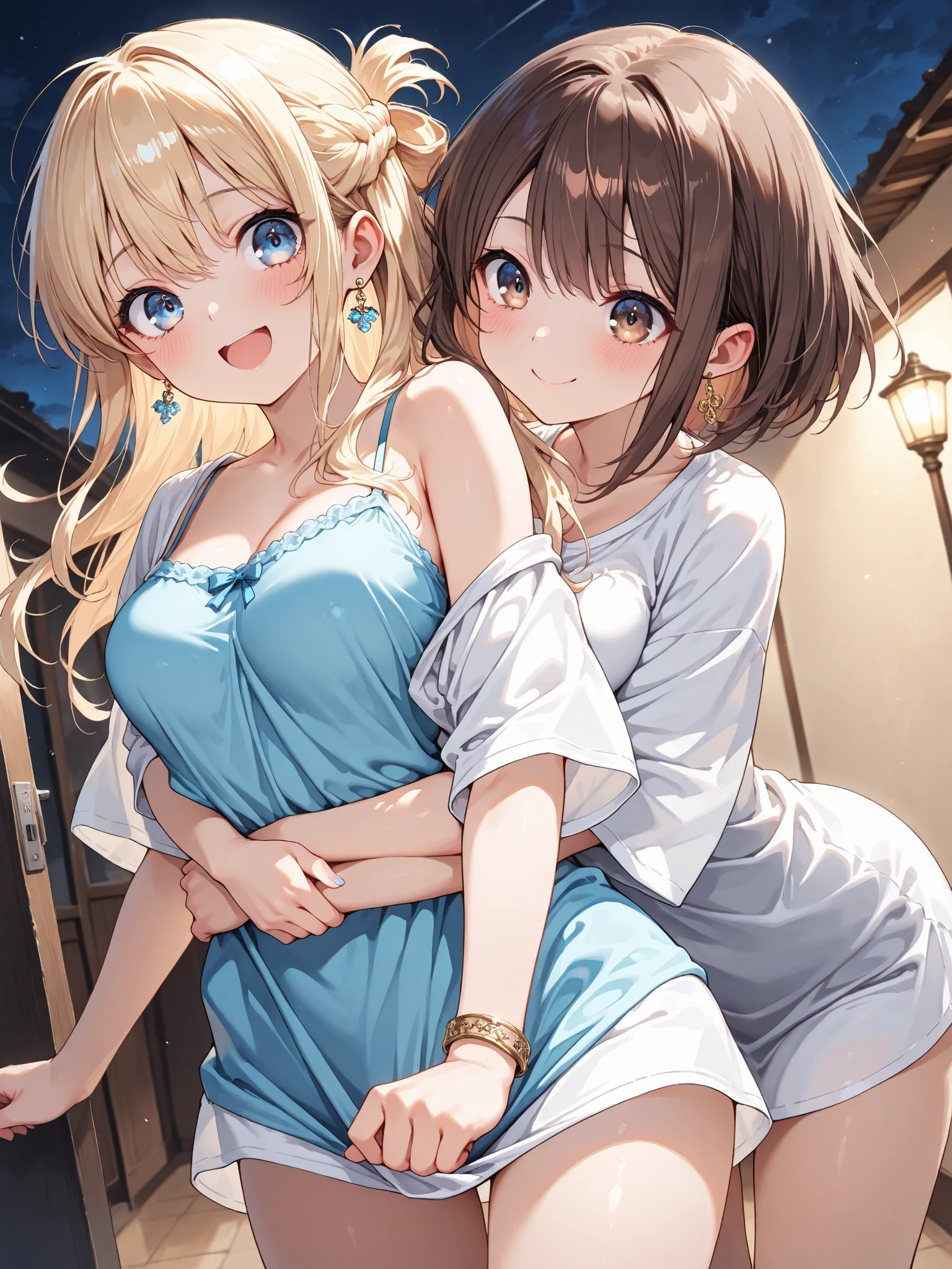 hight resolution, top-quality, ultra-quality, The ultra-detailliert, lighting like a movie、full of sweat、Wearing sweat、(((sexy idolmaster cinderella girls princess)))、、、(My whole body is sweaty、after sex、show off your pussy、not wearing underwear、accurate anatomy、 on body、beautiful nipples)、Obscene atmosphere、Front Camera Angle