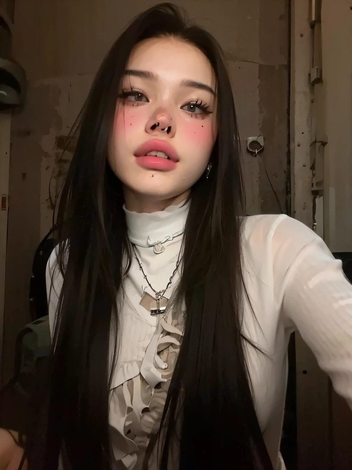 Semen en los labios, labios perfectos